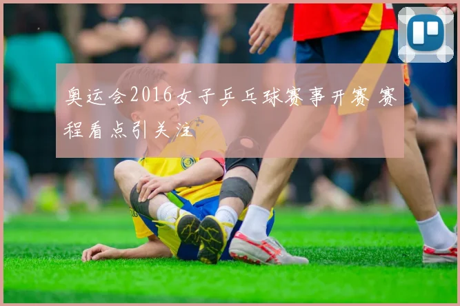 奥运会2016女子乒乓球赛事开赛 赛程看点引关注